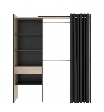 VESTIDOR CON CAJON Y CORTINA ISTAR