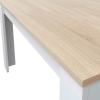 Mesa extensible roble / blanco