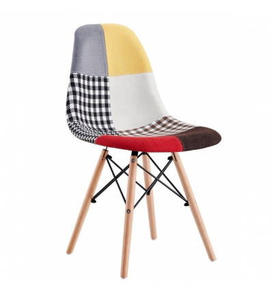 Silla nórdica patchwork